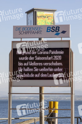 Symbolfoto Einstellung des Personenschiffverkehrs