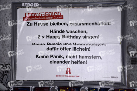 Symbolfoto Corona Verhaltensmaßnahmen in München