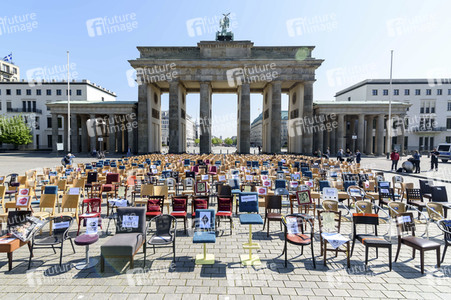 Protest wegen unzureichender Coronahilfe in Berlin
