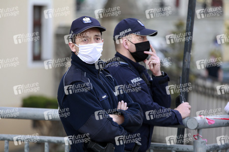 Demonstration gegen Schließung der deutsch-polnischen Grenze in Görlitz