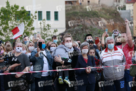 Demonstration gegen Schließung der deutsch-polnischen Grenze in Görlitz