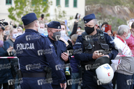 Demonstration gegen Schließung der deutsch-polnischen Grenze in Görlitz