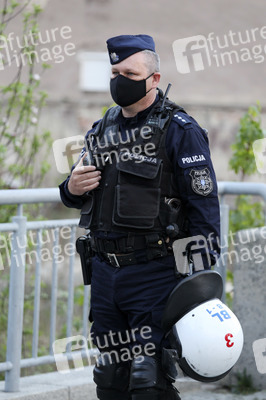 Demonstration gegen Schließung der deutsch-polnischen Grenze in Görlitz