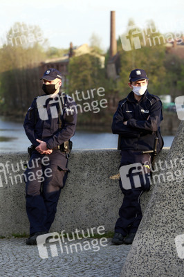 Demonstration gegen Schließung der deutsch-polnischen Grenze in Görlitz