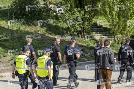 Polizeikontrolle in Berlin