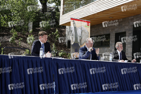 Pressegespräch mit den Ministerpräsidenten Kretschmer und Haseloff in Halle
