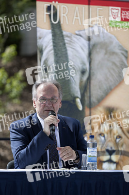 Pressegespräch mit den Ministerpräsidenten Kretschmer und Haseloff in Halle