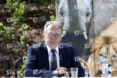 Pressegespräch mit den Ministerpräsidenten Kretschmer und Haseloff in Halle