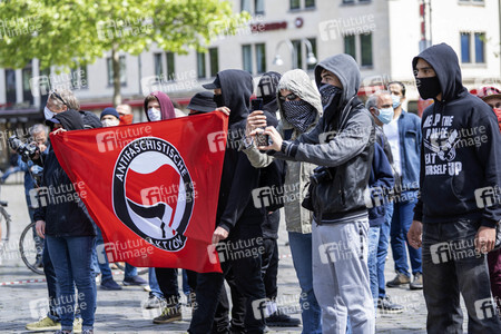 1. Mai-Demonstration in Köln