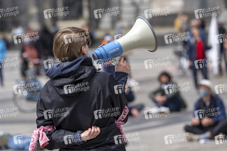 1. Mai-Demonstration in Köln