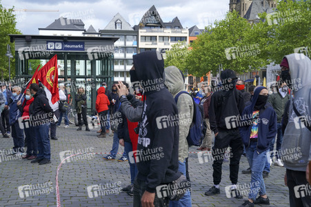 1. Mai-Demonstration in Köln