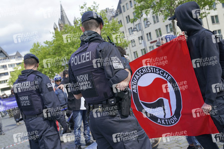 1. Mai-Demonstration in Köln