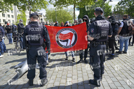 1. Mai-Demonstration in Köln