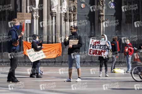 1. Mai-Demonstration in Köln