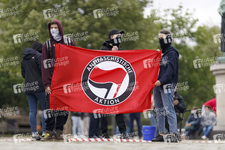1. Mai-Demonstration in Köln