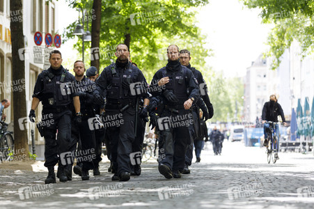 1. Mai-Demonstration in Köln