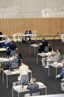 Sitzung des Görlitzer Stadtrats nach Corona-Schutzverordnung in Görlitz