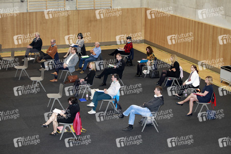 Sitzung des Görlitzer Stadtrats nach Corona-Schutzverordnung in Görlitz