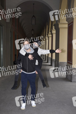 Fototermin mit Philip Birnstiel und Darya Gritsyuk in München