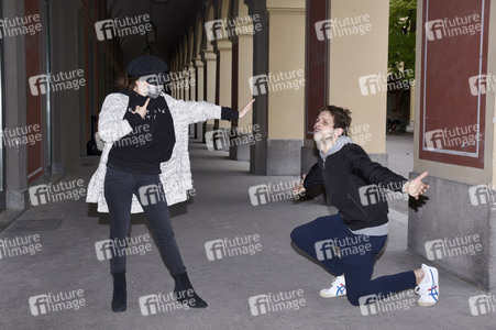 Fototermin mit Philip Birnstiel und Darya Gritsyuk in München