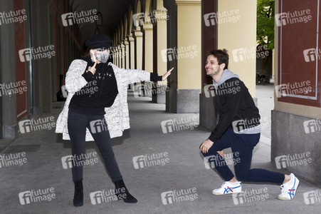 Fototermin mit Philip Birnstiel und Darya Gritsyuk in München