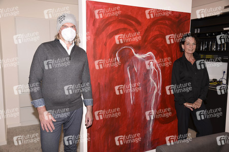 Karin Müller-Wohlfahrt beim Friseur in München