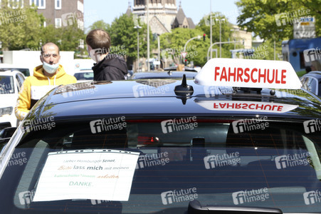Fahrschuldemo in Hamburg