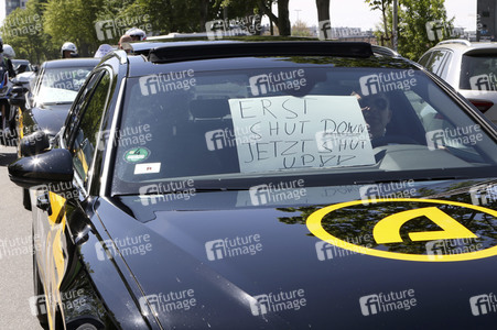 Fahrschuldemo in Hamburg