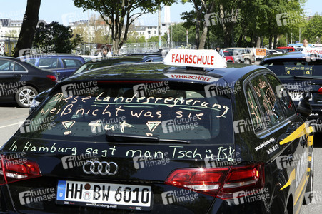 Fahrschuldemo in Hamburg