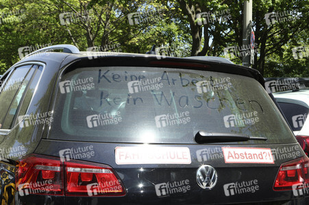 Fahrschuldemo in Hamburg