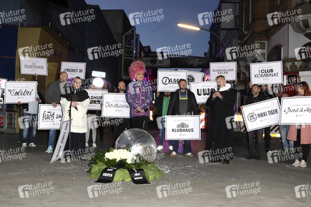 Mahnwache zum Erhalt der Kiez-Kultur in Hamburg