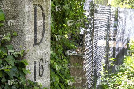 Landesgrenze Deutschland - Schweiz während der Coronakrise in Konstanz