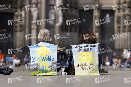 Demo gegen Corona-Maßnahmen in Köln