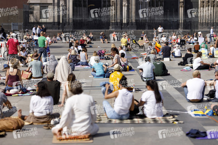 Demo gegen Corona-Maßnahmen in Köln