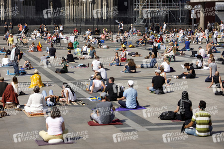 Demo gegen Corona-Maßnahmen in Köln