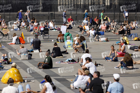 Demo gegen Corona-Maßnahmen in Köln