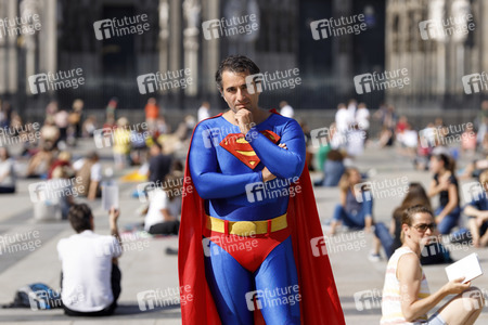 Demo gegen Corona-Maßnahmen in Köln
