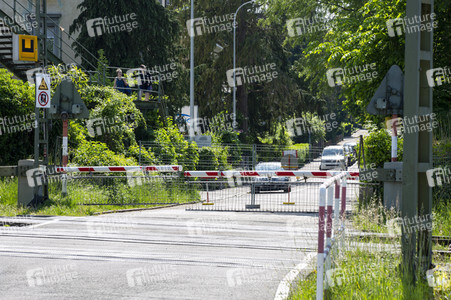 Landesgrenze Deutschland - Schweiz während der Coronakrise in Konstanz