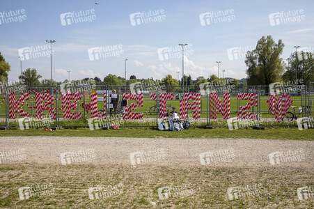 Landesgrenze Deutschland - Schweiz während der Coronakrise in Konstanz