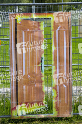 Landesgrenze Deutschland - Schweiz während der Coronakrise in Konstanz