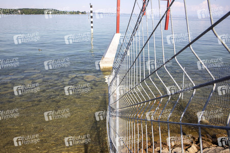 Landesgrenze Deutschland - Schweiz während der Coronakrise in Konstanz