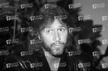 Pressetermin mit Barry Gibb in London