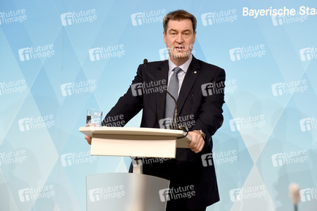 Pressekonferenz zur Corona-Pandemie in München