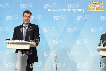 Pressekonferenz zur Corona-Pandemie in München