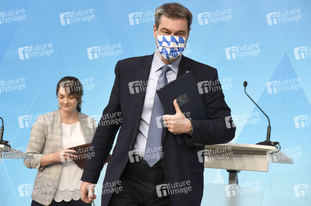 Pressekonferenz zur Corona-Pandemie in München