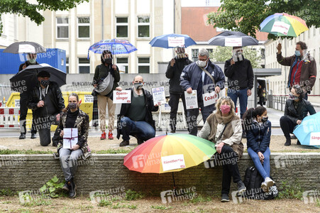 Corona Soforthilfe Demo in in Berlin