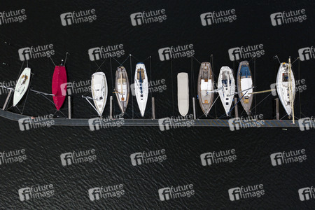 Luftaufnahmen vom Großen Wannsee in Berlin