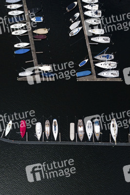 Luftaufnahmen vom Großen Wannsee in Berlin