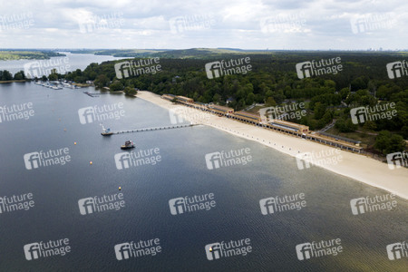 Luftaufnahmen vom Großen Wannsee in Berlin