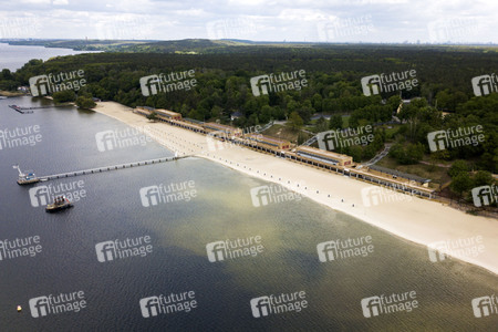 Luftaufnahmen vom Großen Wannsee in Berlin